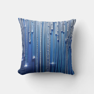 Cojín Decorativo Shimmery azul simplemente espiado
