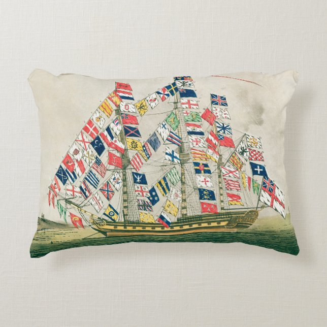 Cojín Decorativo Ship de un rey (Anverso)