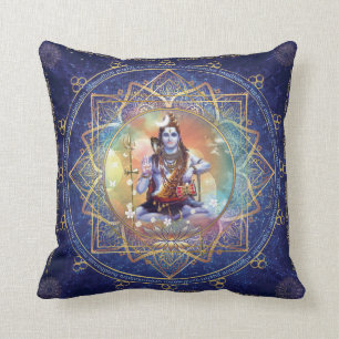 Cojín Decorativo Shiva Mahamrityunjaya - salud, paz y prosperidad