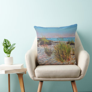 Cojín Decorativo Shore Beach Pastel Art