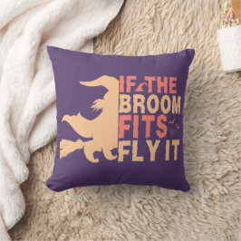 Cojín Decorativo Si El Broom Se Encaja Con Fly It Halloween