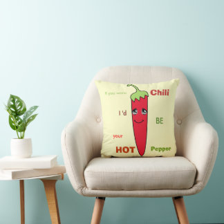 Cojín Decorativo Si fueras CHILI sería tu PEPPER CALIENTE