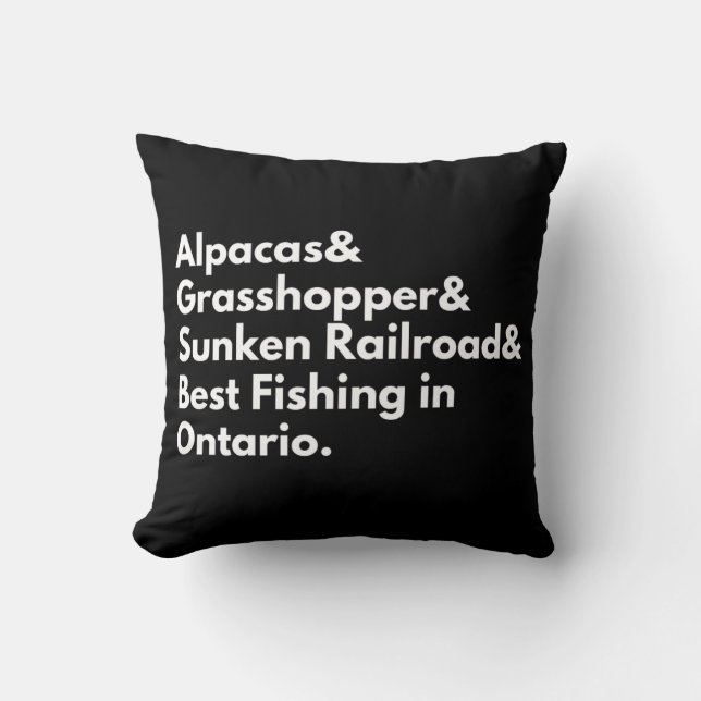 Cojín Decorativo Si lo encuentra, regrese al lago Rice (Anverso)