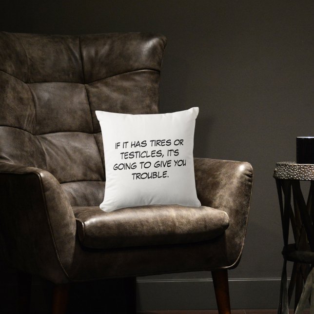 Cojín Decorativo Si tiene neumáticos (Subido por el creador)