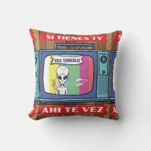 Cojín Decorativo si tienes tv ahi la bolsa de cajón de vez