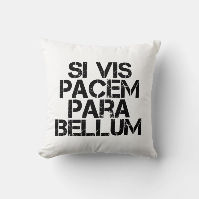 Cojín Decorativo Si Vis Pacem Para Bellum (Anverso)