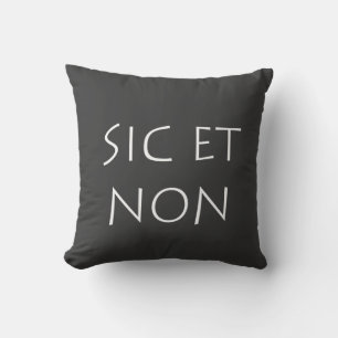 Cojín Decorativo sic et non