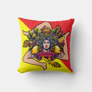Cojín decorativo Siciliano Trinacria