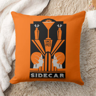 Cojín Decorativo Sidecar Cocktail Art Deco