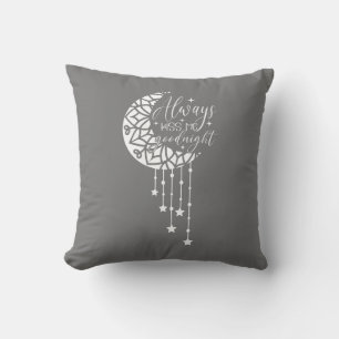 Cojín Decorativo Siempre bésame buenas estrellas de la luna de miel