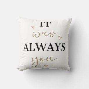 Cojín Decorativo Siempre fuiste tú - Personalizado Foto