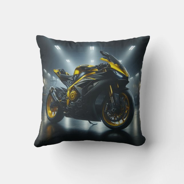 Cojín Decorativo Siento la necesidad, la necesidad de velocidad. Co (Reverso)