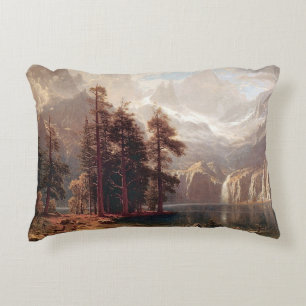 Cojín Decorativo Sierra Nevada de Albert Bierstadt, 1871
