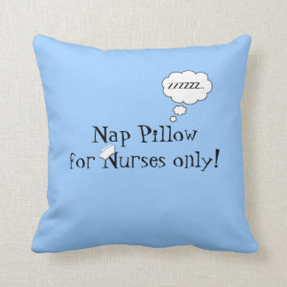 Cojín Decorativo Siesta de las enfermeras Almohada-Azul