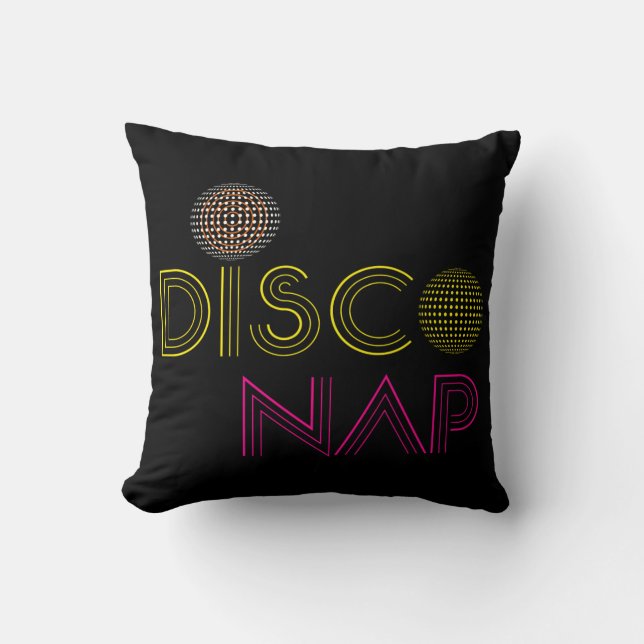 Cojín Decorativo Siesta del disco (Anverso)
