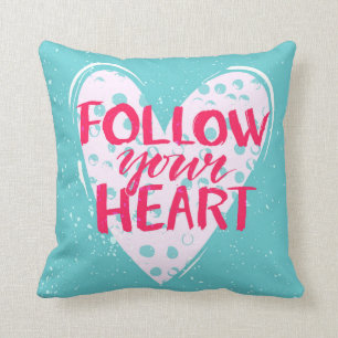 Cojín Decorativo Siga su corazón 2