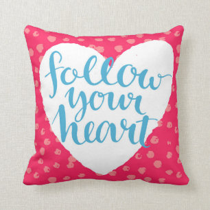 Cojín Decorativo Siga su corazón 3