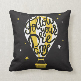 Cojín Decorativo Siga su globo de los sueños
