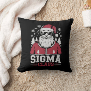 Cojín Decorativo Sigma Claus Guay Santa Navidades Rizz Rizzler Meme