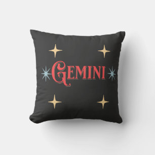Cojín Decorativo Signo Astrológico Géminis