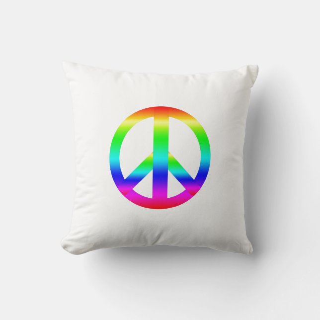 Cojín Decorativo Signo de la paz (Anverso)