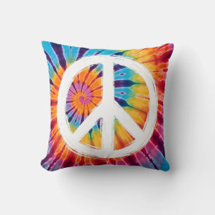 Cojín Decorativo Signo de paz de tinte