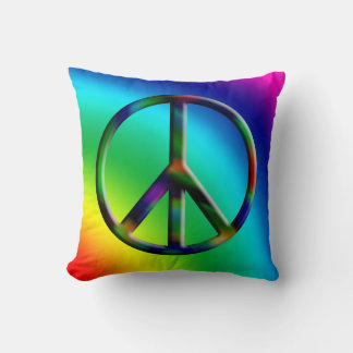 Cojín Decorativo Signo de paz Pilar arco iris