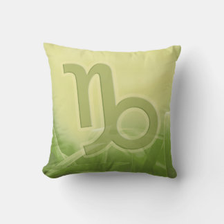 Cojín Decorativo Signo de tierra de "Capricornio" zodiaco tirado al