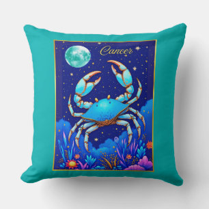 Cojín Decorativo Signo zodiacal de Cáncer la Langosta