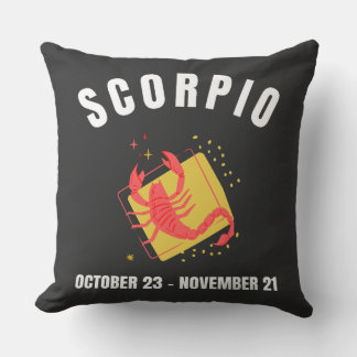 Cojín Decorativo signo zodiacal de Escorpio