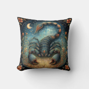 Cojín Decorativo Signo zodiacal de Escorpio Cumpleaños Celestial