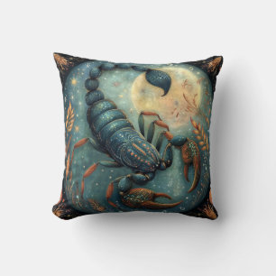 Cojín Decorativo Signo Zodiaco Escorpio Cumpleaños Místico