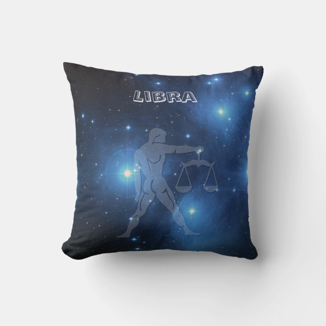 Cojín Decorativo Signo zodiaco libra (Anverso)