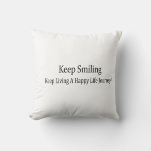 Cojín Decorativo "Sigue Sonriendo" Diseño Cuto. ¡Hazte con una en Z
