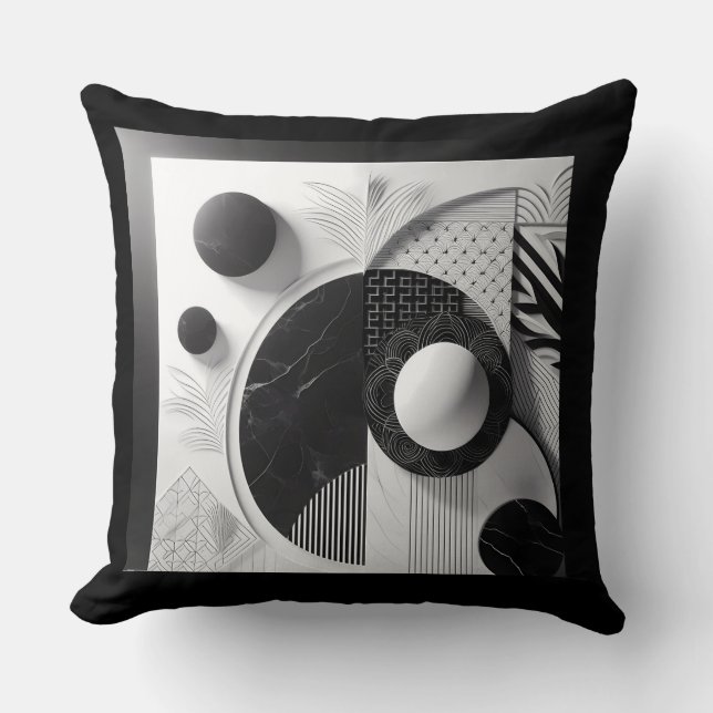Cojín Decorativo Silent Patterns of Marble & Light (Anverso)