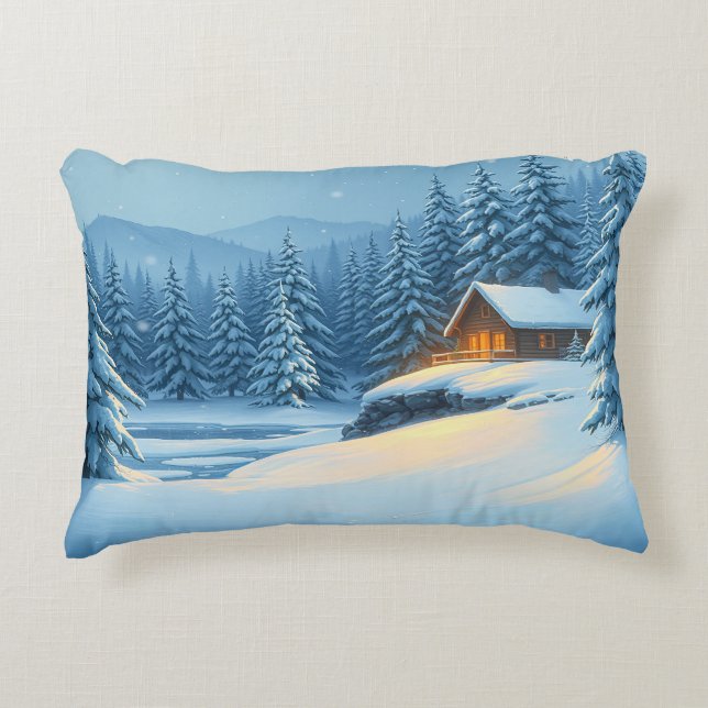 Cojín Decorativo Silent Snow  (Anverso)