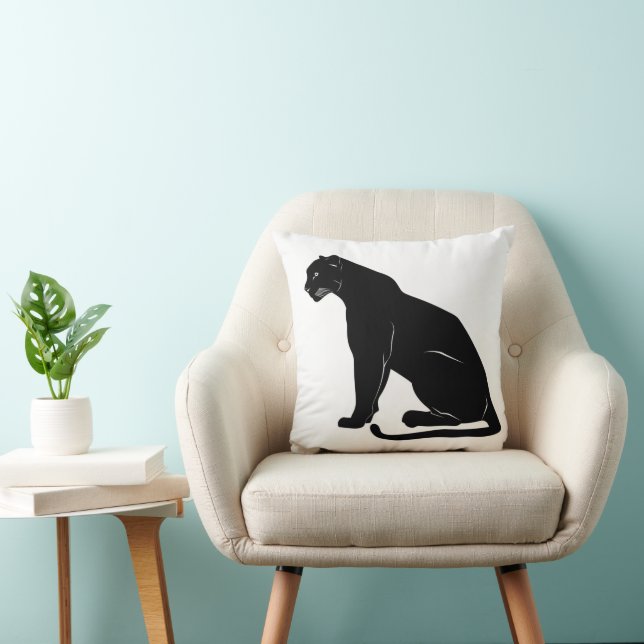 Cojín Decorativo Silhouette Black Panther (Silla)