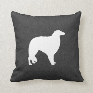 Cojín Decorativo Silhouette Borzoi