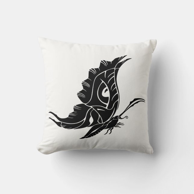 Cojín Decorativo Silhouette Butterfly (Anverso)