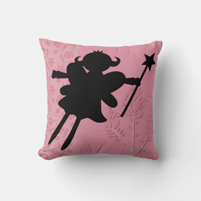 Cojín Decorativo Silhouette Fairy Princess Pillow (Anverso)