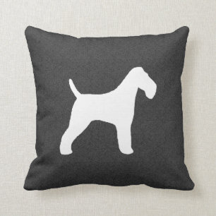 Cojín Decorativo Silhouette Fox Terrier