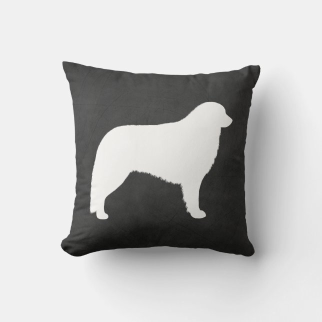 Cojín Decorativo Silhouette Kuvasz (Anverso)