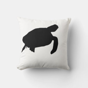 Cojín Decorativo Silhouette Sea Turtle