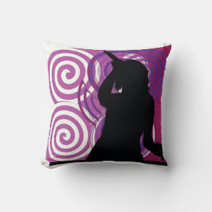 Cojín Decorativo Silhouette Singer Pillow