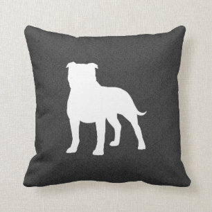 Cojín Decorativo Silhouette Staffordshire Bull Terrier