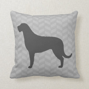 Cojín Decorativo Silhouette Wolfhound irlandesa