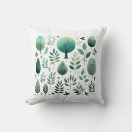 Cojín Decorativo Silhouettes de la Naturaleza: Día