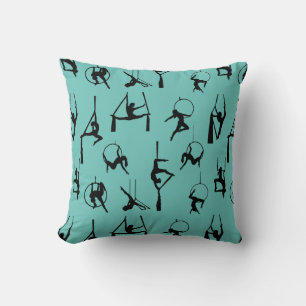 Cojín Decorativo Silhouettes Lyra aqua
