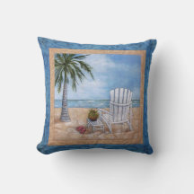 Silla de Adirondak en la playa de Wrightsville