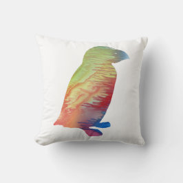 Cojín Decorativo Silueta abstracta del frailecillo